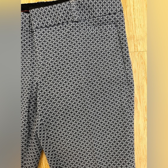 Banana Republic Gray Patterned Sloan Fit Pants, 00P - Picture 2 of 4